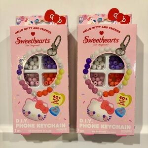 (2) Hello Kitty & Friends DIY Phone Keychain Kits